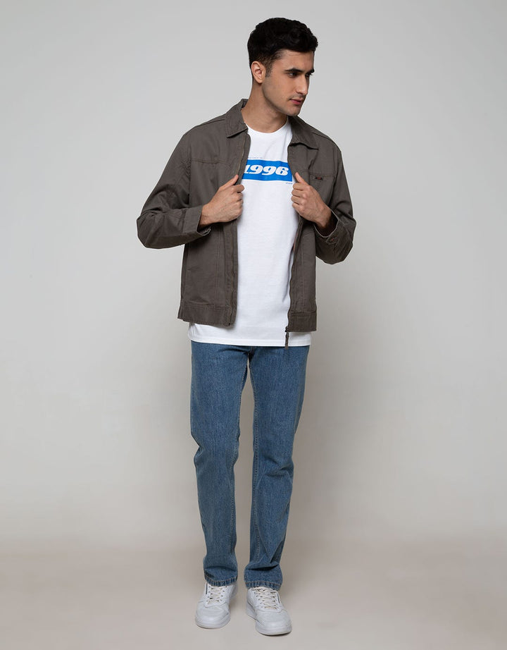 Cardinal Casual Men Jacket With Zipper