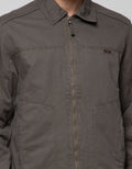 Cardinal Casual Men Jacket With Zipper