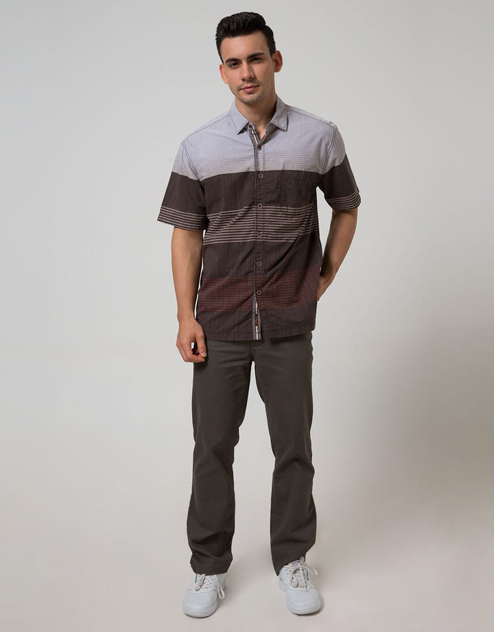 Cardinal Casual Men Kemeja Lengan Pendek