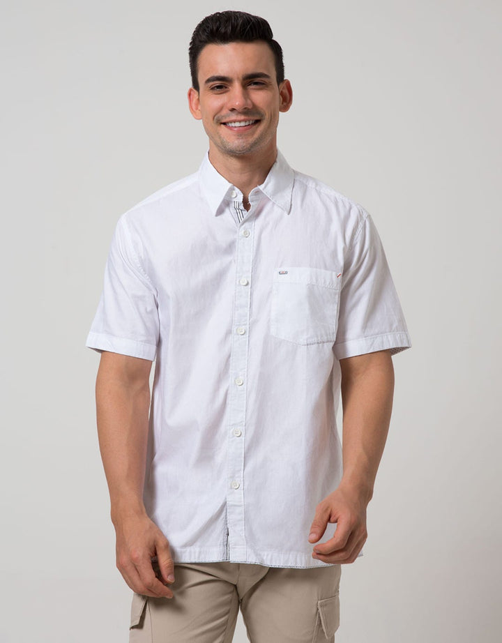 Cardinal Casual Men Kemeja Lengan Pendek