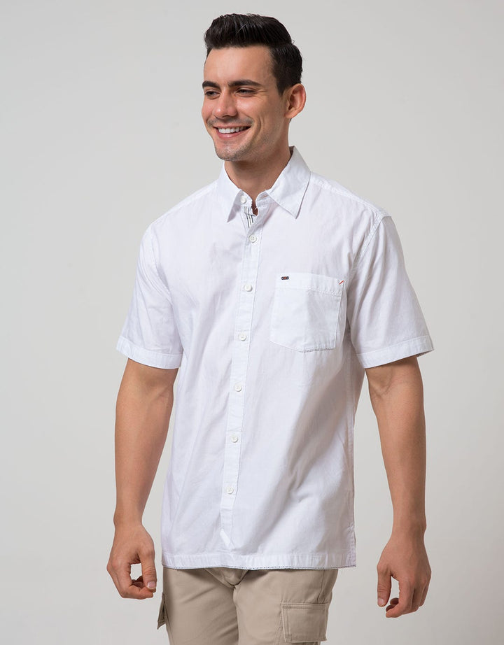 Cardinal Casual Men Kemeja Lengan Pendek