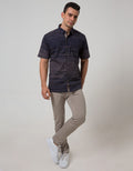 Cardinal Casual Men Kemeja Lengan Pendek