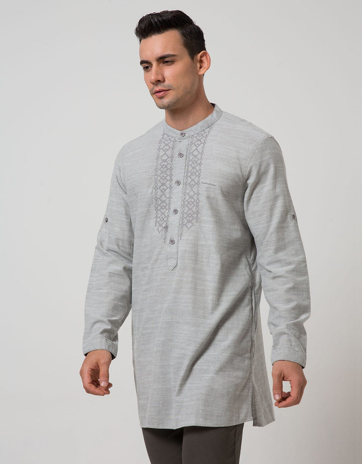 Cardinal Casual Men Kemeja Koko Lengan Panjang