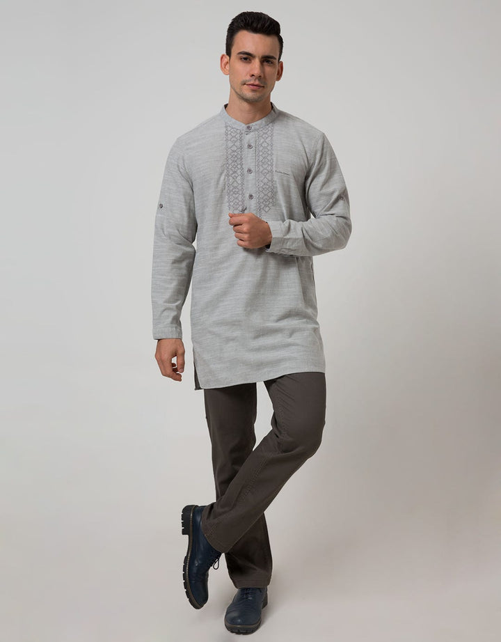 Cardinal Casual Men Kemeja Koko Lengan Panjang