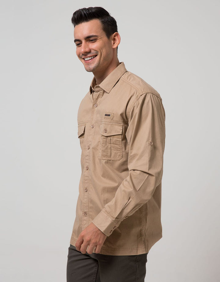 Cardinal Casual Men Kemeja Lengan Panjang