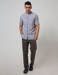 Cardinal Casual Men Kemeja Lengan Pendek