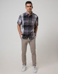 Cardinal Casual Men Kemeja Lengan Pendek