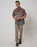 Cardinal Casual Men Kemeja Lengan Pendek