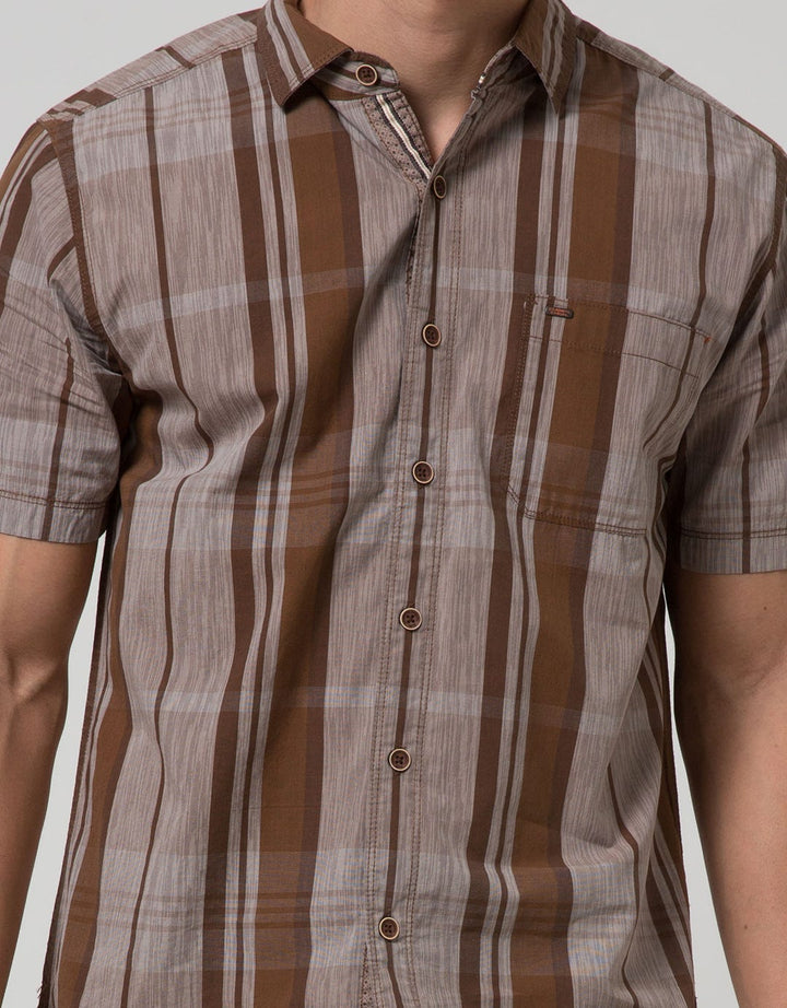 Cardinal Casual Men Kemeja Lengan Pendek