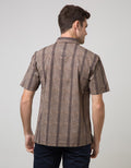 Cardinal Casual Stripe Men Cotton Shirt