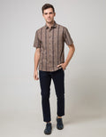 Cardinal Casual Stripe Men Cotton Shirt