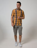 Cardinal Casual Men Kemeja Lengan Pendek