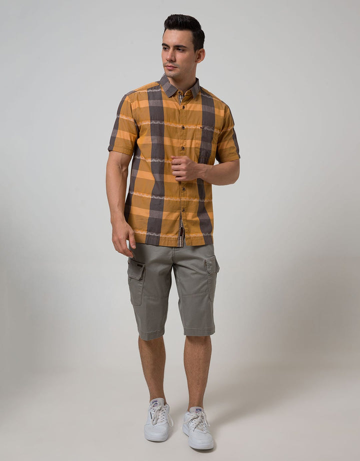 Cardinal Casual Men Kemeja Lengan Pendek