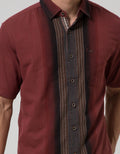 Cardinal Casual Men Kemeja Lengan Pendek