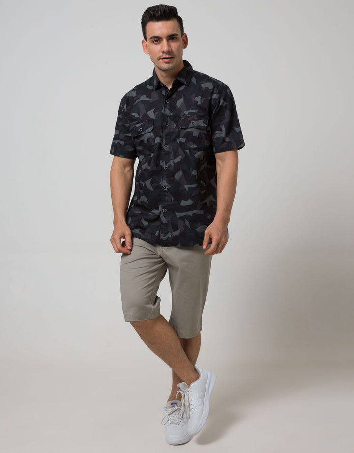 Cardinal Casual Men Kemeja Lengan Pendek
