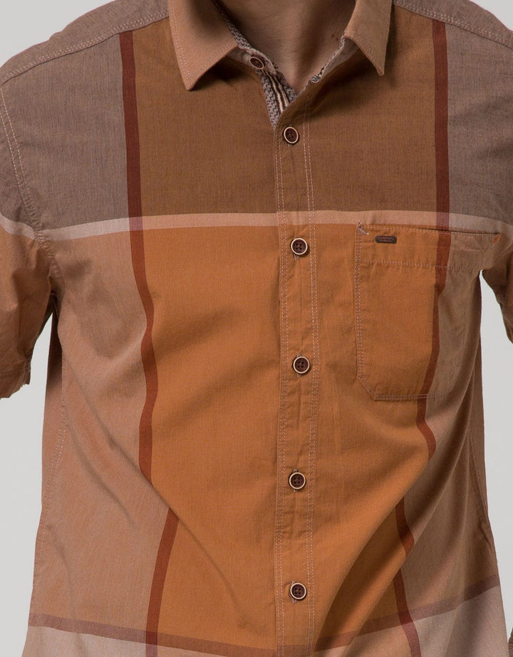 Cardinal Casual Men Kemeja Lengan Pendek