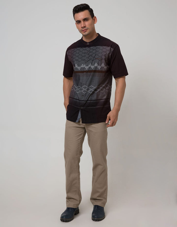 Cardinal Casual Men Kemeja Koko Lengan Pendek