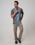 Cardinal Casual Men Kemeja Lengan Pendek