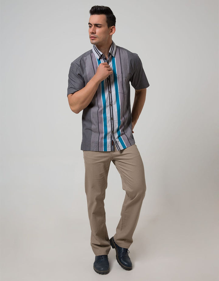 Cardinal Casual Men Kemeja Lengan Pendek