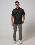 Cardinal Casual Men Kemeja Lengan Pendek