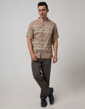 Cardinal Casual Men Kemeja Koko Lengan Pendek