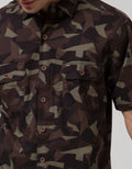 Cardinal Casual Men Kemeja Lengan Pendek
