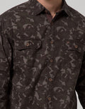 Cardinal Casual Men Kemeja Lengan Panjang