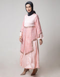 Cardinal Femme Gamis Elegan Bordir