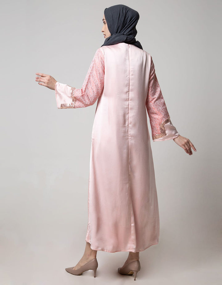 Cardinal Femme Gamis Elegan Bordir