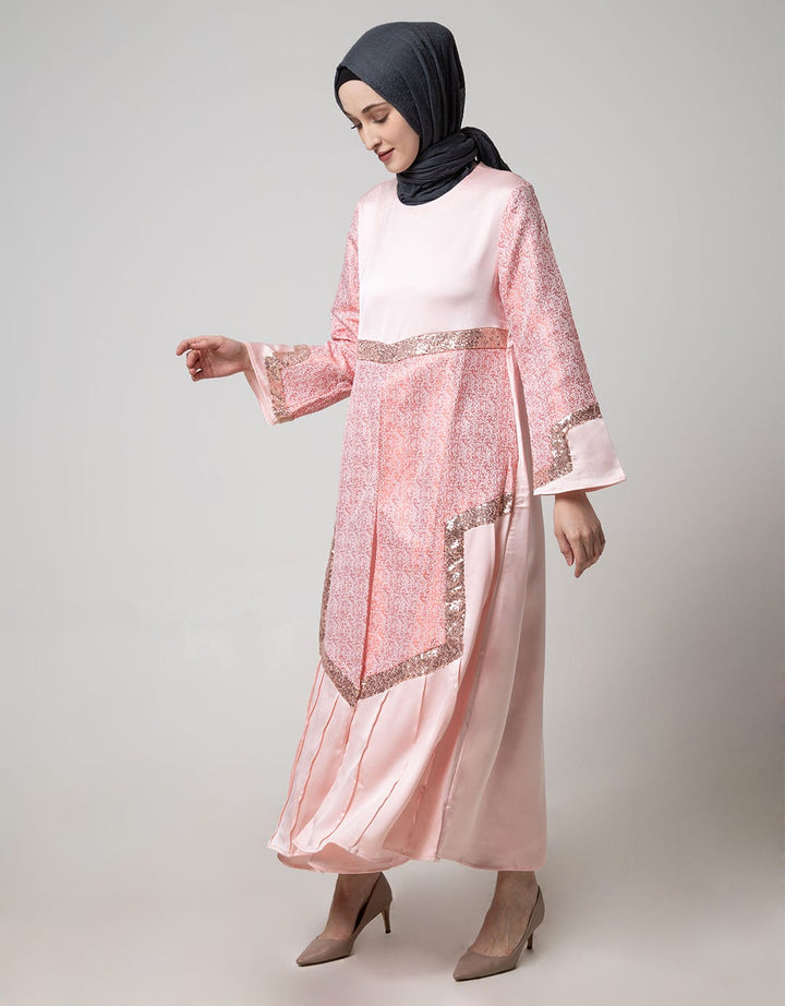Cardinal Femme Gamis Elegan Bordir
