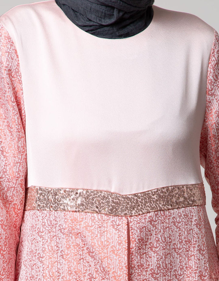 Cardinal Femme Gamis Elegan Bordir