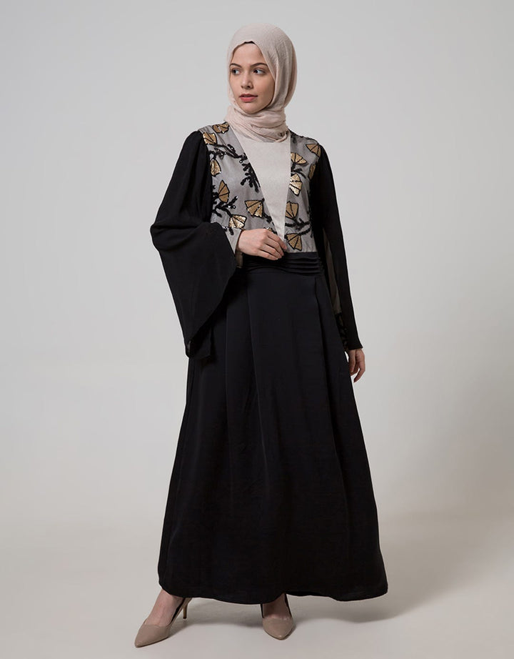 Cardinal Femme Gamis Motif Kombinasi