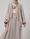 Cardinal Femme Gamis Bordir Bunga