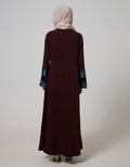 Cardinal Femme Gamis Abstrak Motif