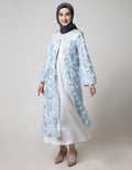 Cardinal Femme Gamis Bordir Leaf