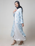 Cardinal Femme Gamis Bordir Leaf