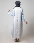Cardinal Femme Gamis Bordir Leaf