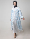 Cardinal Femme Gamis Bordir Leaf