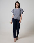 Cardinal Femme Plain Look With Belt Loops Celana Slimfit Wanita