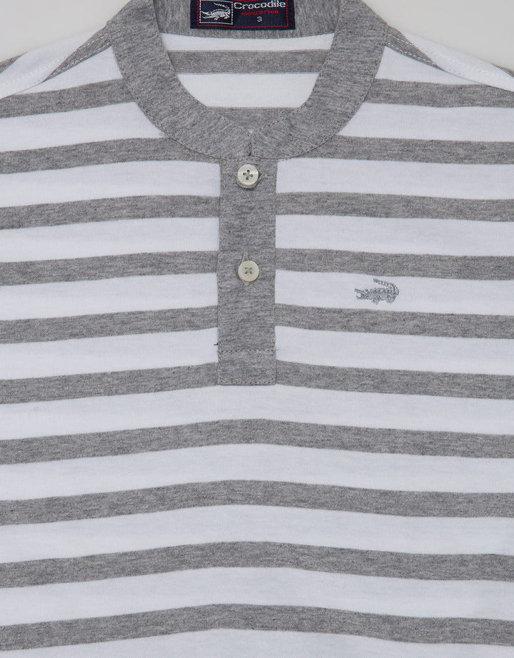 Crocodile T-Shirt Print Stripe