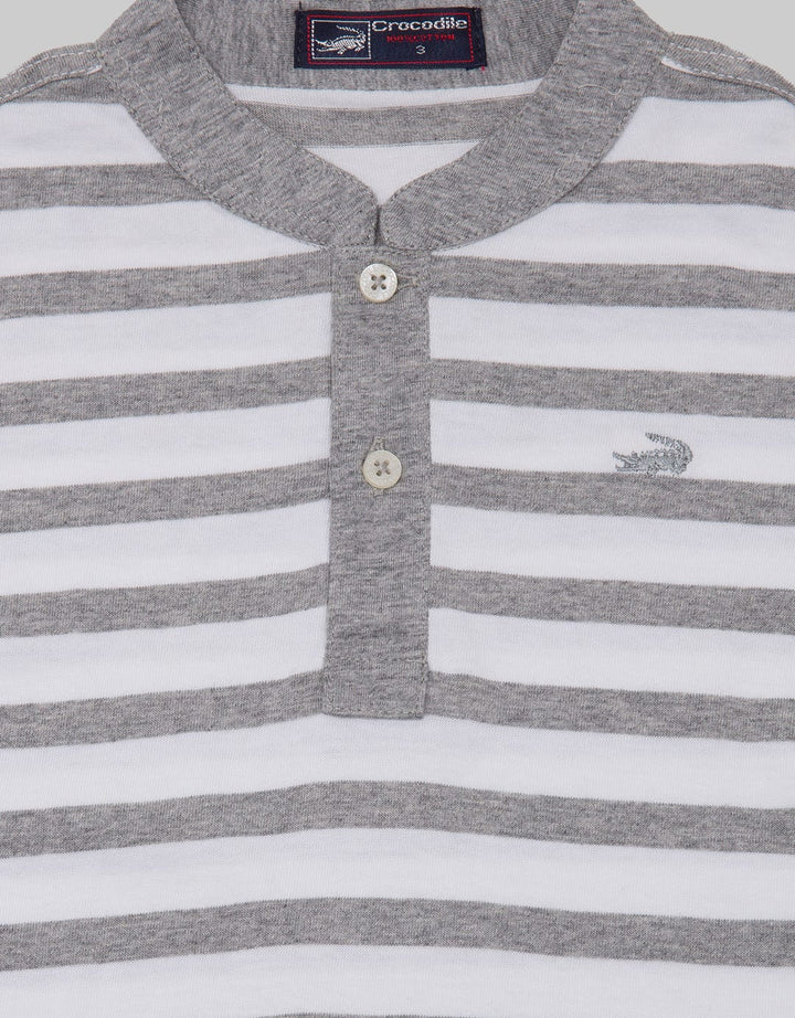 Crocodile T-Shirt Print Stripe