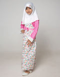 Donita Muslim Flower Pink List Polkadot