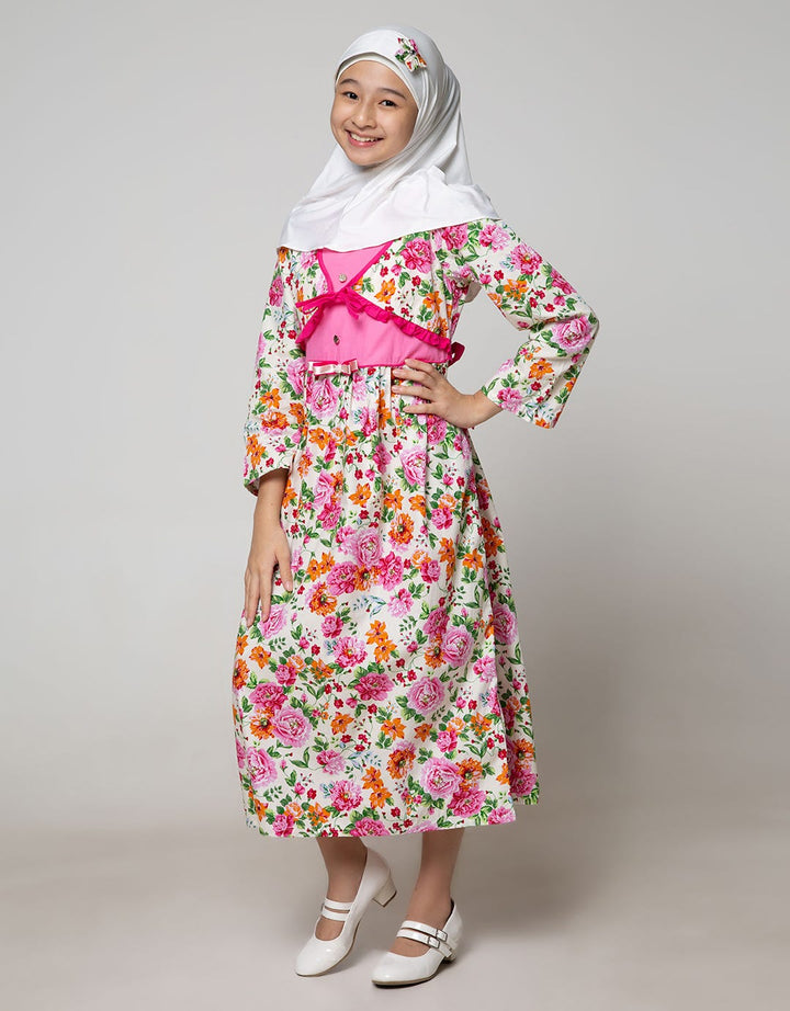 Donita Dress Muslim Bolero Flower