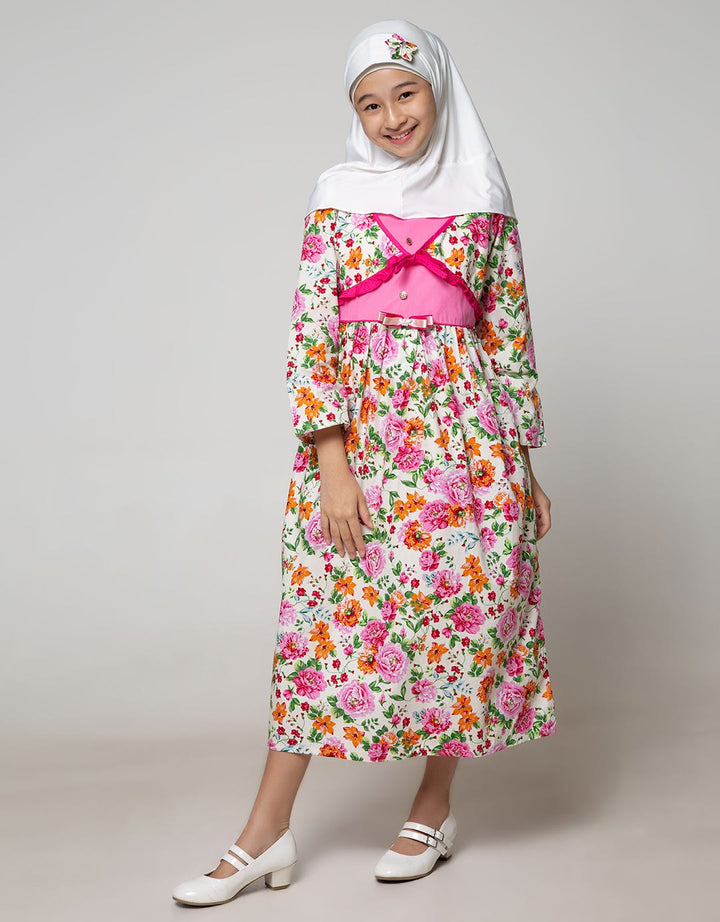 Donita Dress Muslim Bolero Flower
