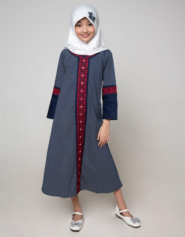 Donita Muslim Dress Polkadot