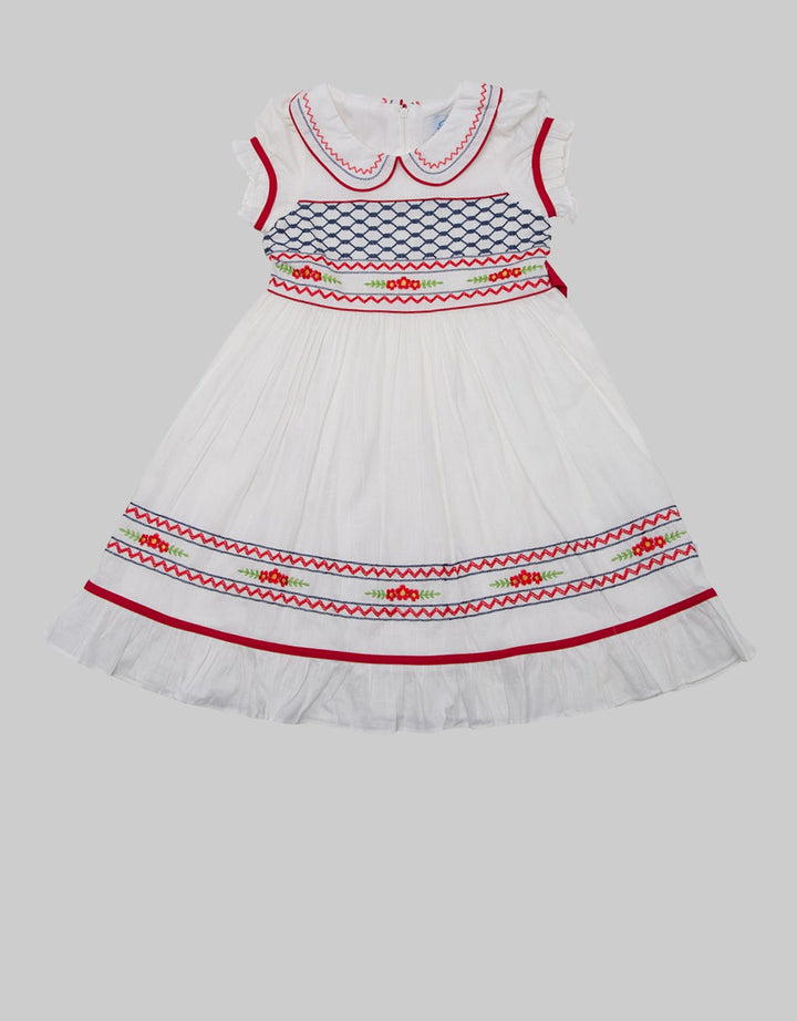Donita Casual Dress Bordir Kombinasi