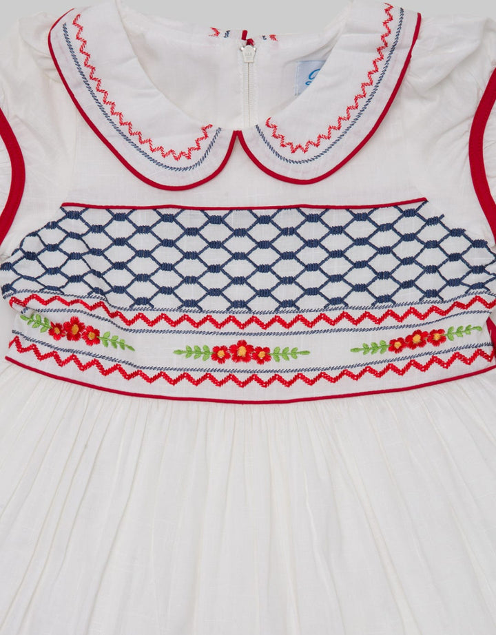 Donita Casual Dress Bordir Kombinasi
