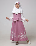 Donita Muslim Pink Black Ribbon