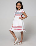 Donita Casual White W Colar