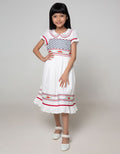 Donita Casual White W Colar